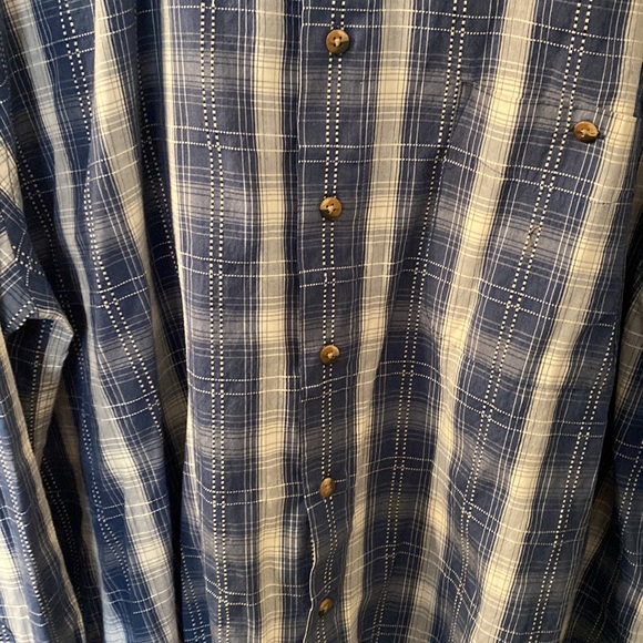 Crossings plaid button down shirt size XLT - Picture 2 of 5